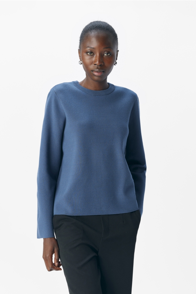 OBJREYNARD O-NECK PULLOVER NOOS 23043511 Dark Denim